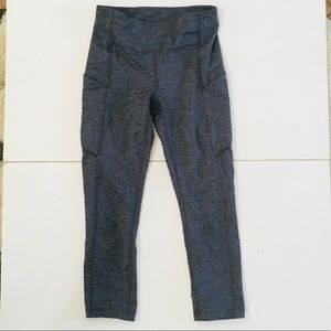 Lululemon Athletica pocket gray leggings Sz 4